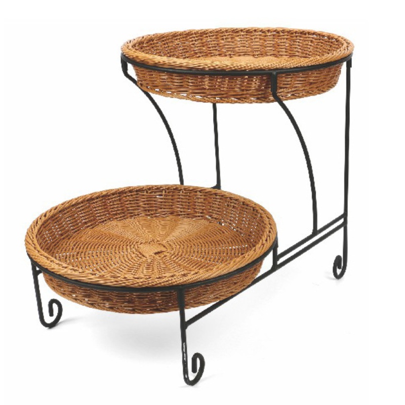 Display Fixture 2 Tier Basket Rack