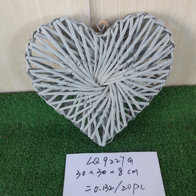 Wicker Heart-shape Decoration for Festival