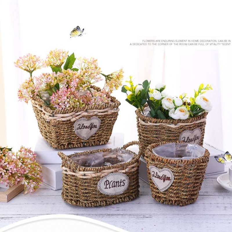 Floral Home Decor Basket