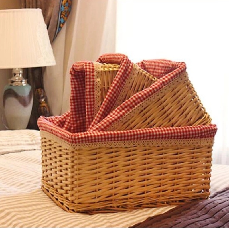 Set of 3 Wicker Basket