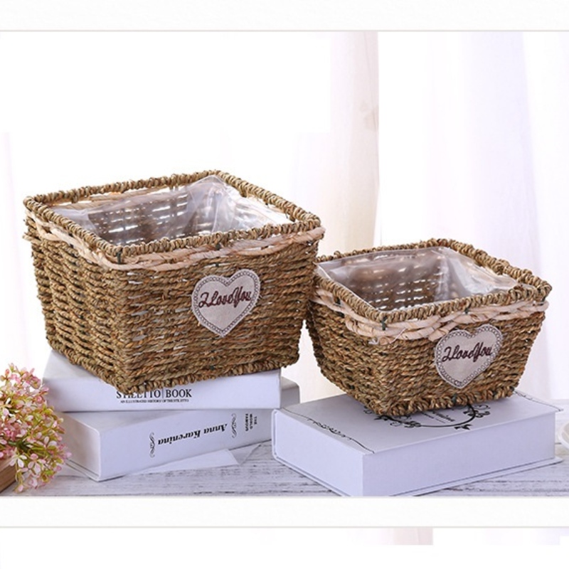 Set of 2 Seagrass Basket