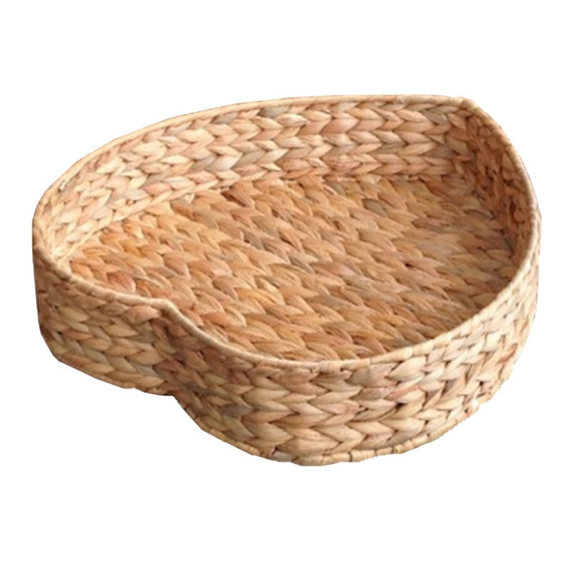 Heart-shaped Water Hyacinth Basket