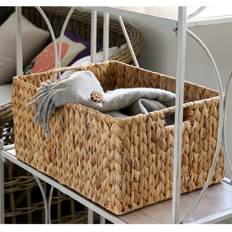 Laundry Water Hyacinth Storage Basket