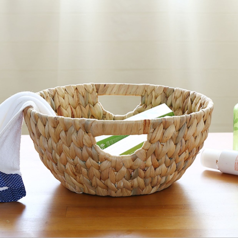 Woven Water Hyacinth Basket