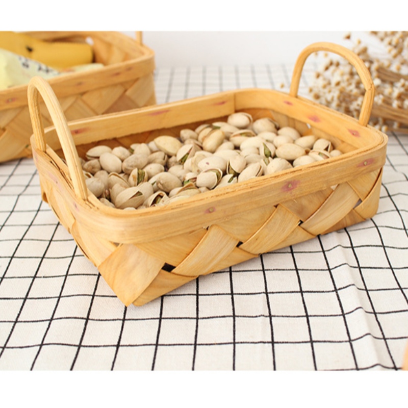 Home Decor Wooden Tray with handle