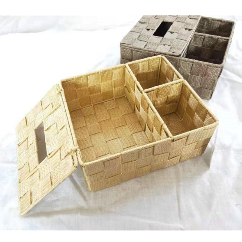 Handmade Polypropylene Fabric Storage Basket